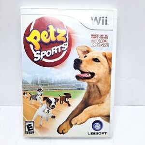 Ubisoft Petz Sports Wii Game Race Up To Three‎ Friends and Their Dogz!